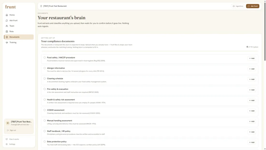 frunt documents library